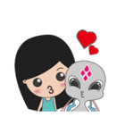 Cathy and Galu（個別スタンプ：3）