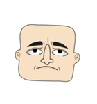 Square Head Part 2 Facial Icon（個別スタンプ：22）