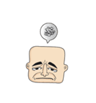 Square Head Part 2 Facial Icon（個別スタンプ：40）