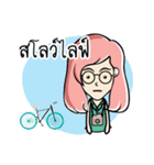 Nongnammon Cute Girl（個別スタンプ：4）
