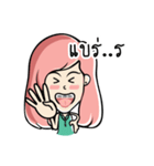 Nongnammon Cute Girl（個別スタンプ：8）
