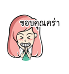 Nongnammon Cute Girl（個別スタンプ：19）