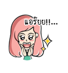 Nongnammon Cute Girl（個別スタンプ：27）