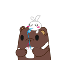 Relationship between Bear and Rabbit（個別スタンプ：5）