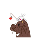 Relationship between Bear and Rabbit（個別スタンプ：10）