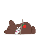 Relationship between Bear and Rabbit（個別スタンプ：11）