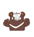 Relationship between Bear and Rabbit（個別スタンプ：14）