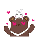 Relationship between Bear and Rabbit（個別スタンプ：15）