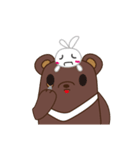 Relationship between Bear and Rabbit（個別スタンプ：33）