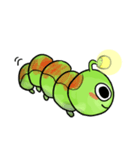 Afraid of the dark little caterpillars（個別スタンプ：13）