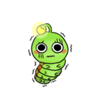 Afraid of the dark little caterpillars（個別スタンプ：35）