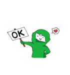 緑なあいつ（個別スタンプ：11）