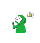 緑なあいつ（個別スタンプ：27）