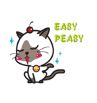 Siamese Cat mischievous fun by Kanomko（個別スタンプ：10）