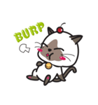 Siamese Cat mischievous fun by Kanomko（個別スタンプ：16）