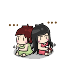 Cute Hui's life: Couple in love（個別スタンプ：25）