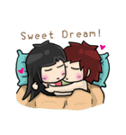 Cute Hui's life: Couple in love（個別スタンプ：28）