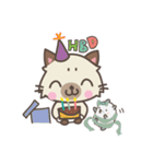 Almond the naughty cat（個別スタンプ：40）