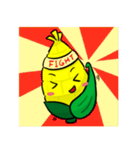 歓楽のトウモロコシ（個別スタンプ：4）