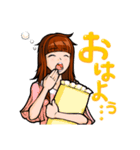 室町あかりのキラスマスタンプ（個別スタンプ：1）