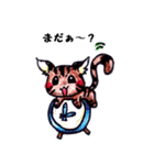 甘えた色鉛筆にゃんこ（個別スタンプ：13）