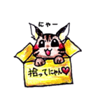甘えた色鉛筆にゃんこ（個別スタンプ：24）
