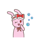 上からウサギ様（個別スタンプ：14）