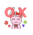 上からウサギ様（個別スタンプ：17）