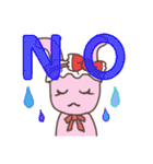 上からウサギ様（個別スタンプ：18）