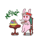 上からウサギ様（個別スタンプ：38）