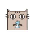 Lotte cat, the continuous long（個別スタンプ：19）