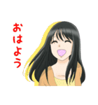 やさぐれ女子（個別スタンプ：1）