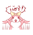 Fluffy Pinky Rabbit（個別スタンプ：5）