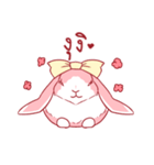 Fluffy Pinky Rabbit（個別スタンプ：39）