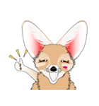 小さくてカワイイ耳の [フェネックキツネ]（個別スタンプ：3）