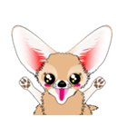 小さくてカワイイ耳の [フェネックキツネ]（個別スタンプ：18）