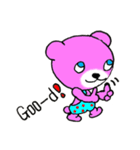 Precocious Bear Pinky - ENGLISH（個別スタンプ：18）