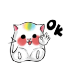 Rainbow Hamster(EN)（個別スタンプ：19）