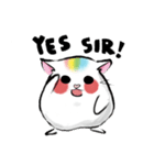 Rainbow Hamster(EN)（個別スタンプ：26）