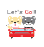 Little Doggy Pixel（個別スタンプ：14）