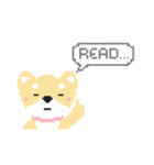 Little Doggy Pixel（個別スタンプ：37）