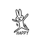 1.2.rabbit（個別スタンプ：30）