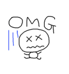 cute hand writing sticker（個別スタンプ：7）