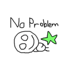 cute hand writing sticker（個別スタンプ：9）