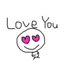 cute hand writing sticker（個別スタンプ：18）