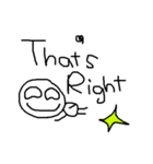 cute hand writing sticker（個別スタンプ：21）