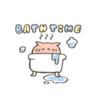 【手がき】ねこくらげ（個別スタンプ：3）