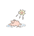 【手がき】ねこくらげ（個別スタンプ：15）