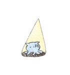 【手がき】ねこくらげ（個別スタンプ：20）