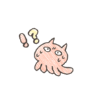 【手がき】ねこくらげ（個別スタンプ：28）